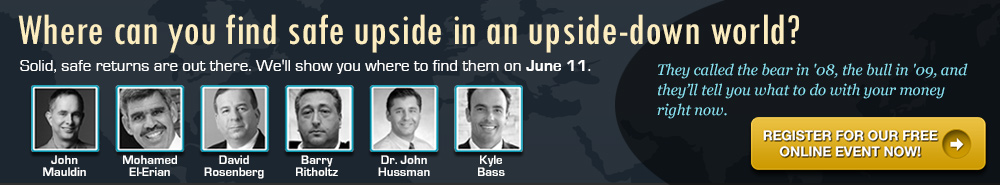 Where can you find safe upside in an upside-down world? Register for our free online event now.